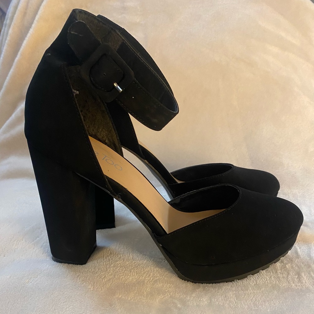 Black Suede Heels